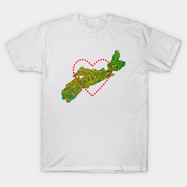 NOVA Scotia Love T-Shirt by SartorisArt1